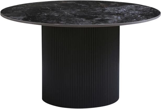 Kalida diivanilaud, ümar, 80 cm, must