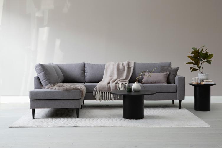 Blink avatud nurgaga diivan, vasak, hall