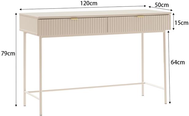 Caisa töölaud, 120x50 cm, greige