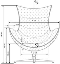 Pisipilt: Alvarez tugitool, valge, bonded nahk