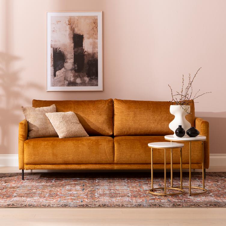 Scandic 3-kohaline diivanvoodi, glamour kangas