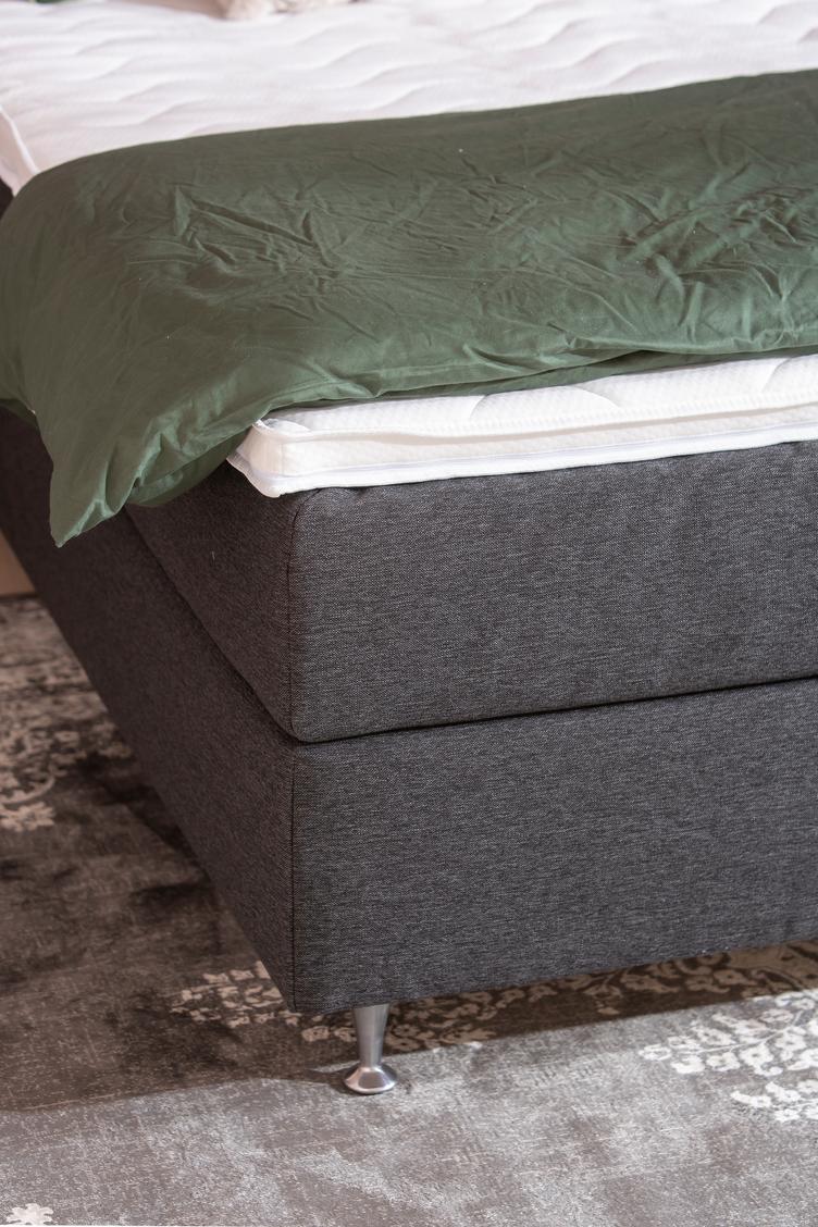 Seela jenkkivoodi, 160x200 cm, antratsiit