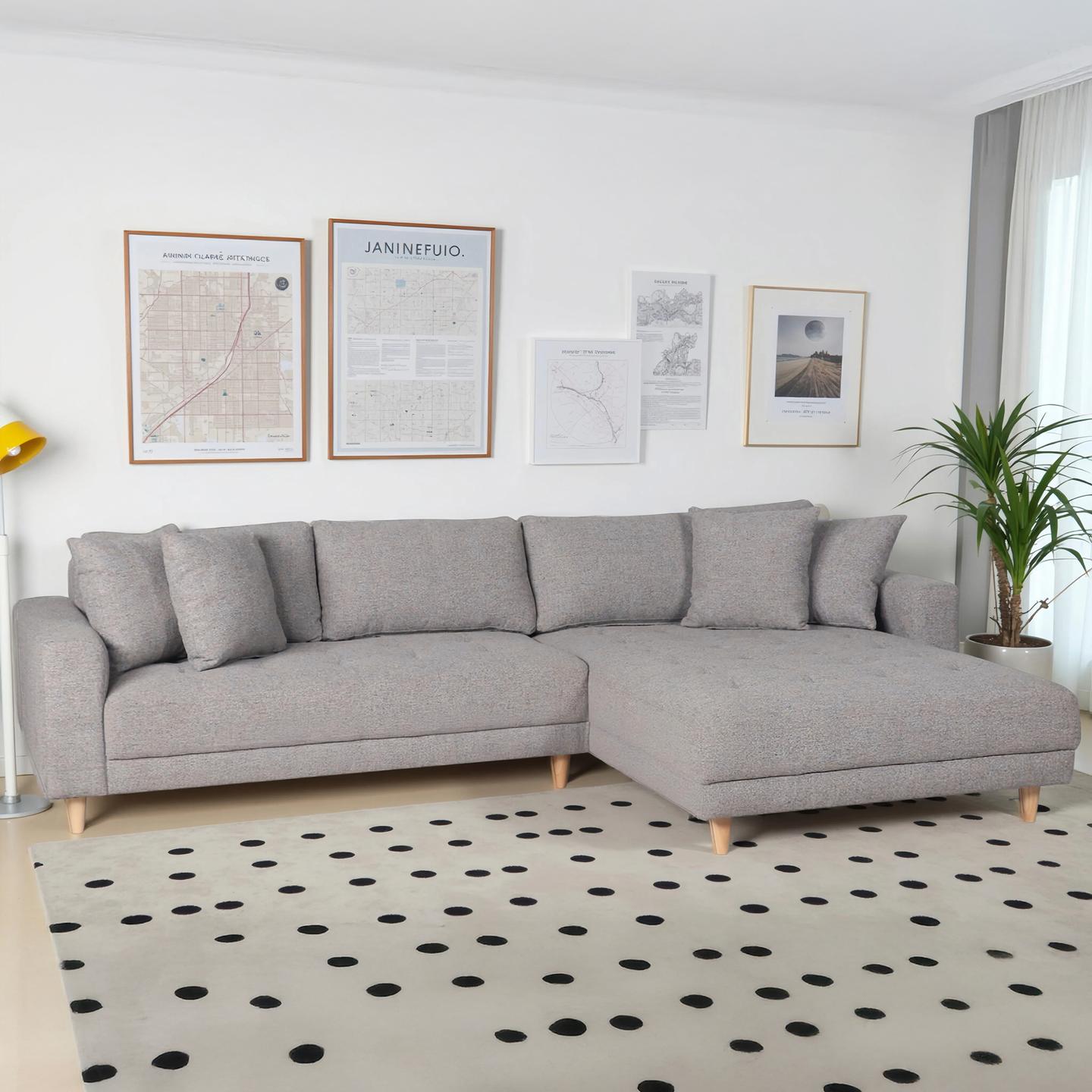 Aava 4-kohaline diivan, hall