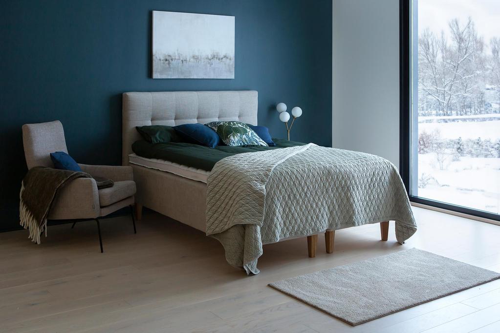 Nord Sleep Heaven kušett, 160x200 cm (hard), + Stylex kattem + 180 cm peats