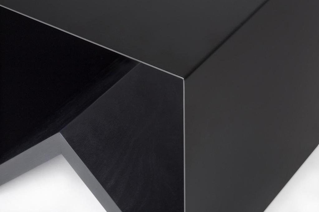 Kriss abilaud, 40x40 cm, must