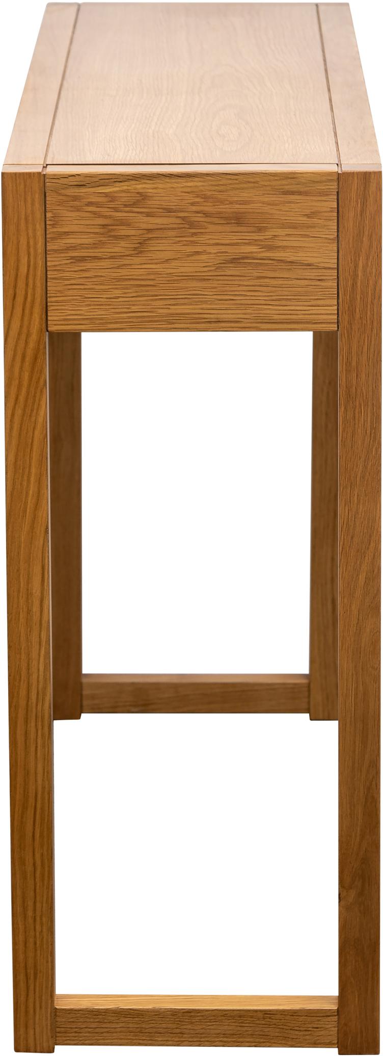 Oak konsoollaud, naturaalne tamm