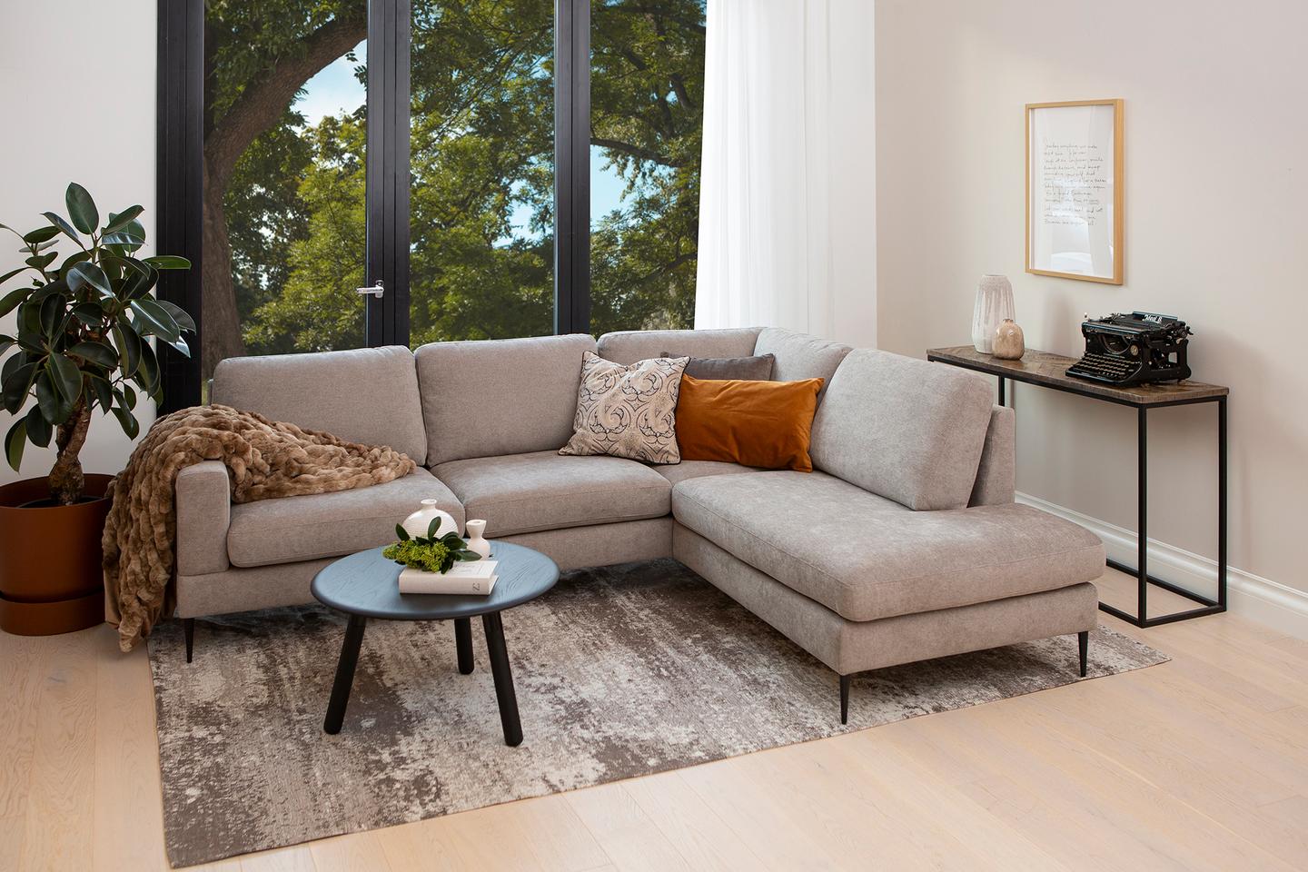 Capri avatud nurgaga diivan (parem), Cloud 09, pruun