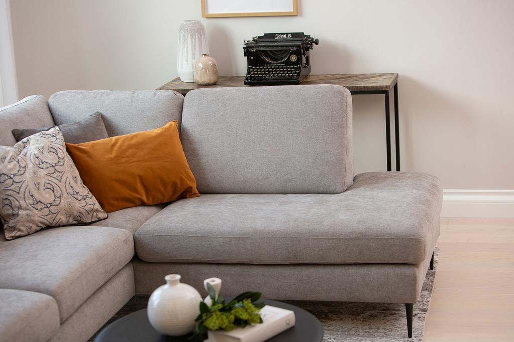 Capri avatud nurgaga diivan (parem), Cloud 09, pruun