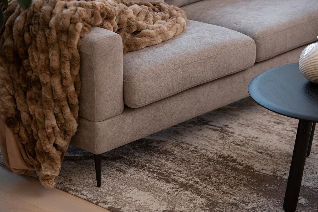 Capri avatud nurgaga diivan (parem), Cloud 09, pruun