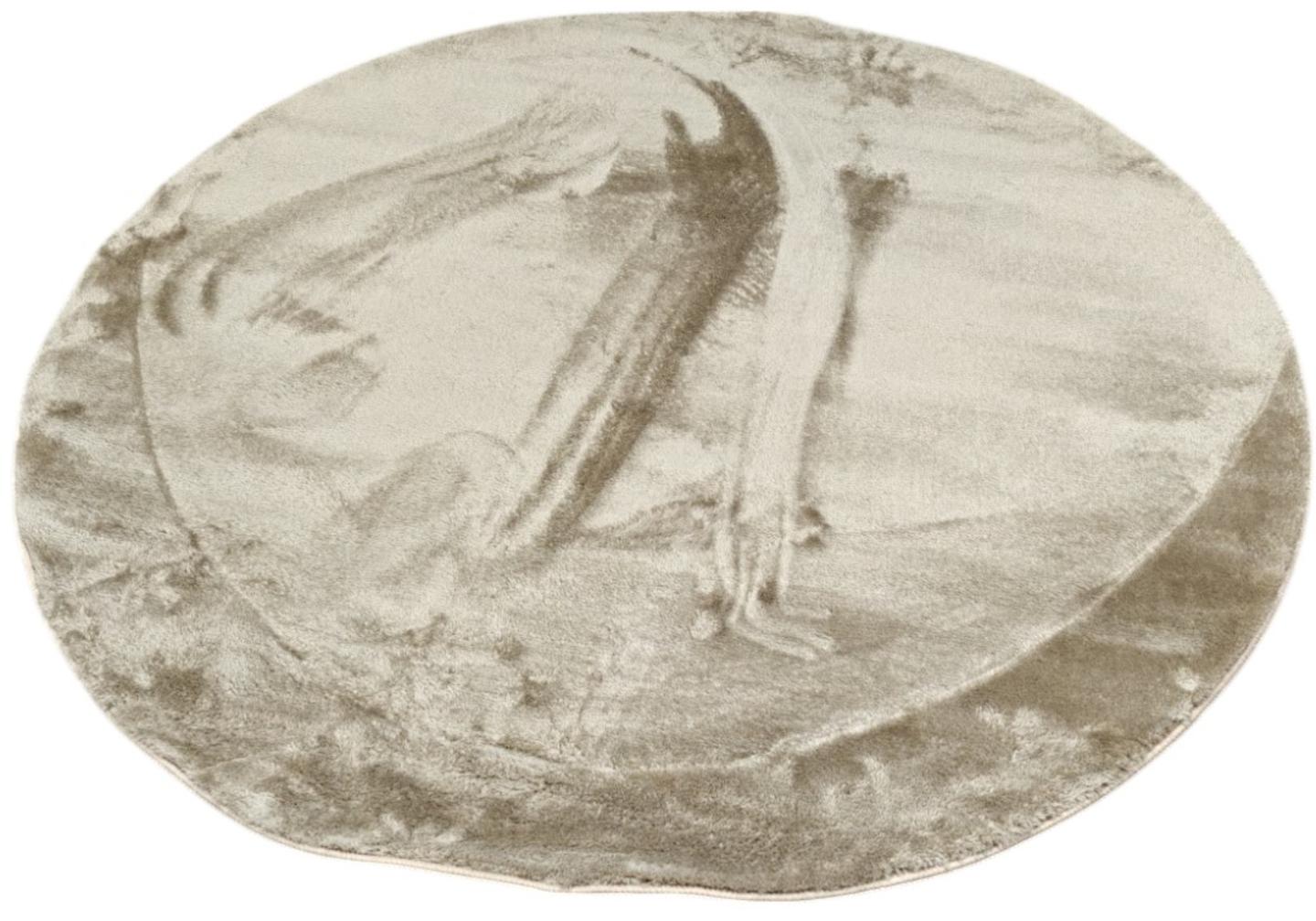 Velour vaip, ümar, 160 cm