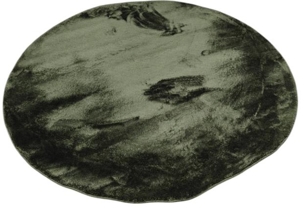 Velour vaip, ümar, 160 cm, roheline