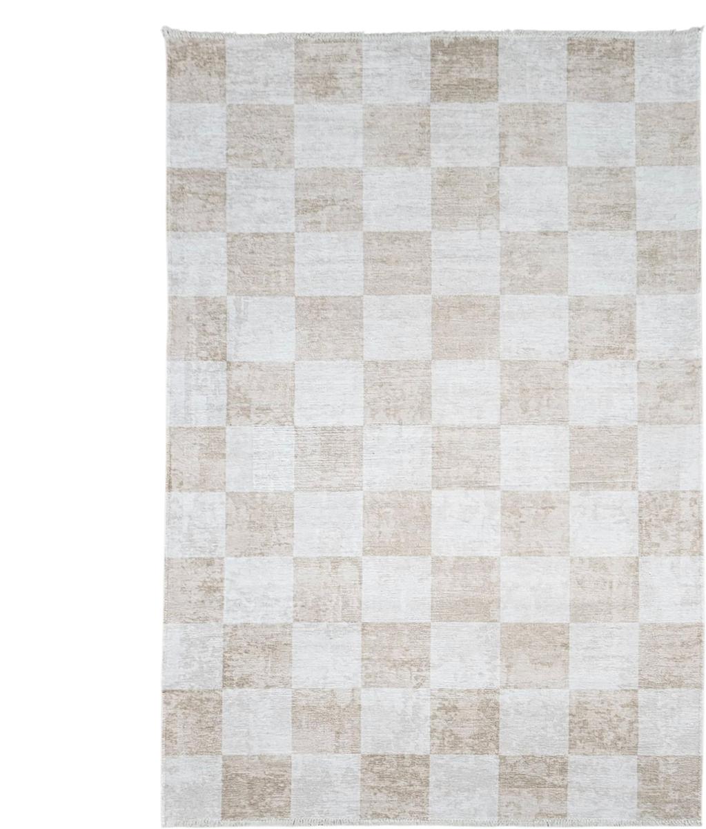 Ruutu vaip, 160x230 cm, beež