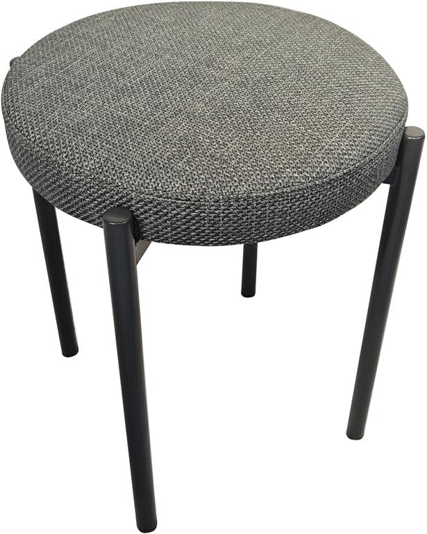 Style taburet, hall tekstiil