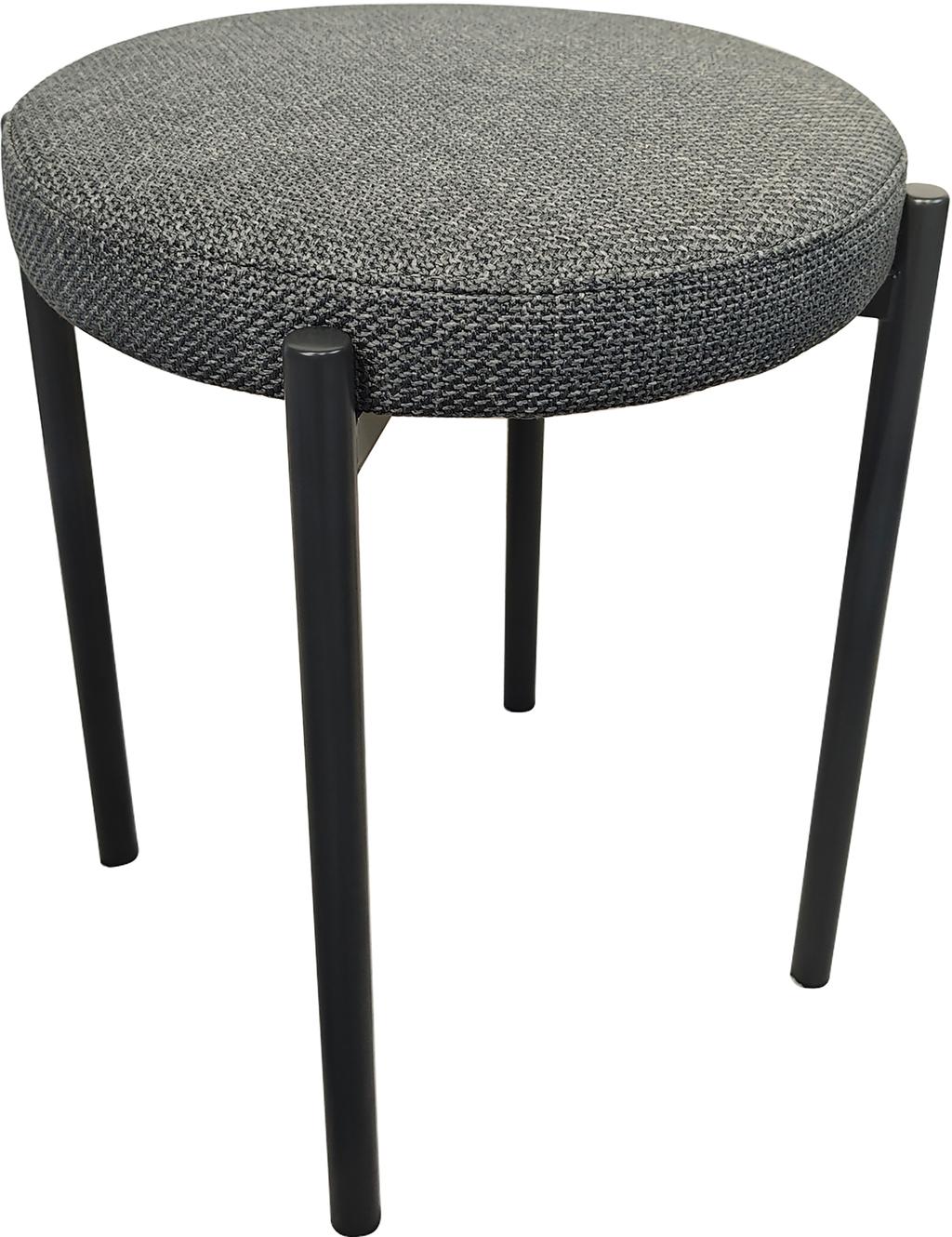 Style taburet, hall tekstiil