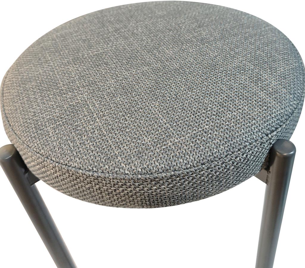 Style taburet, hall tekstiil