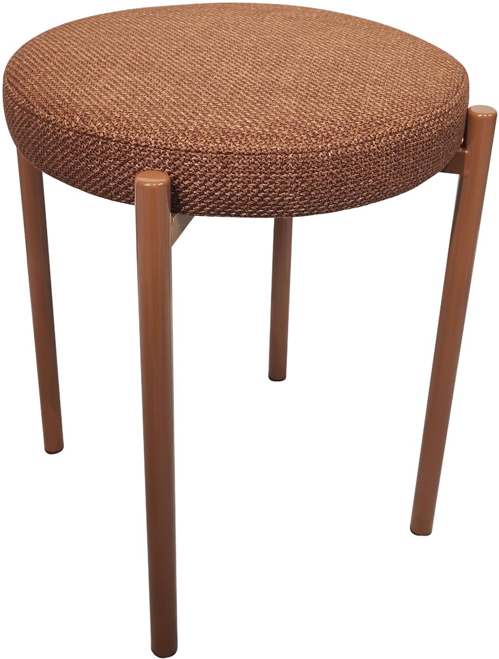 Style taburet, pruun tekstiil