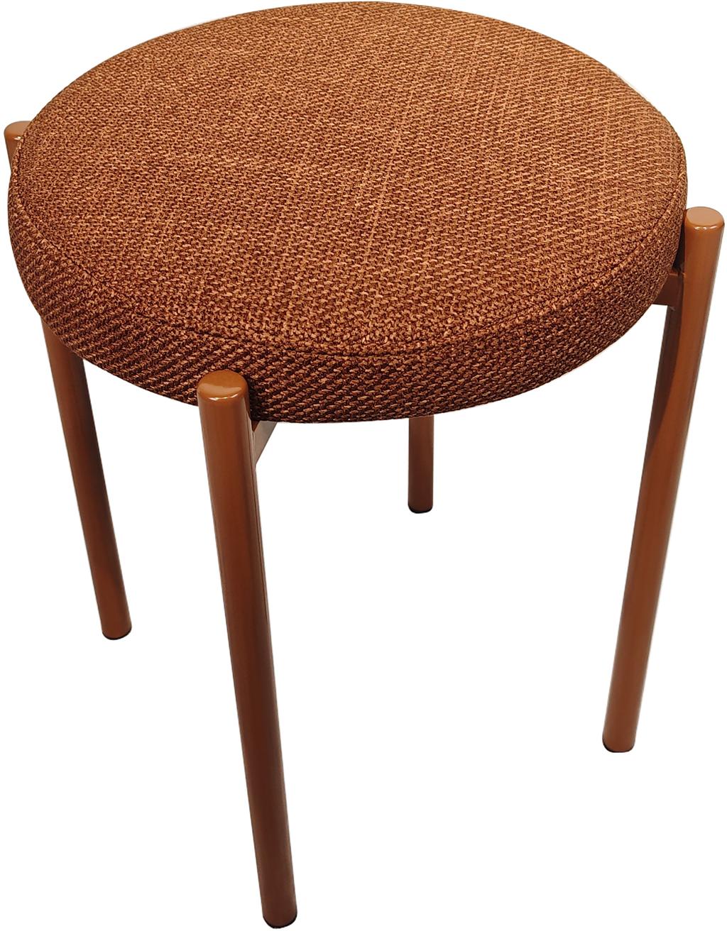 Style taburet, pruun tekstiil