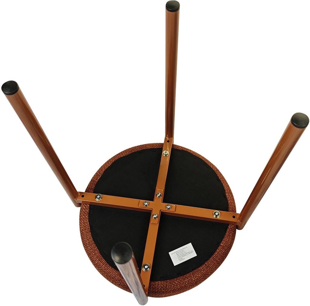 Style taburet, pruun tekstiil