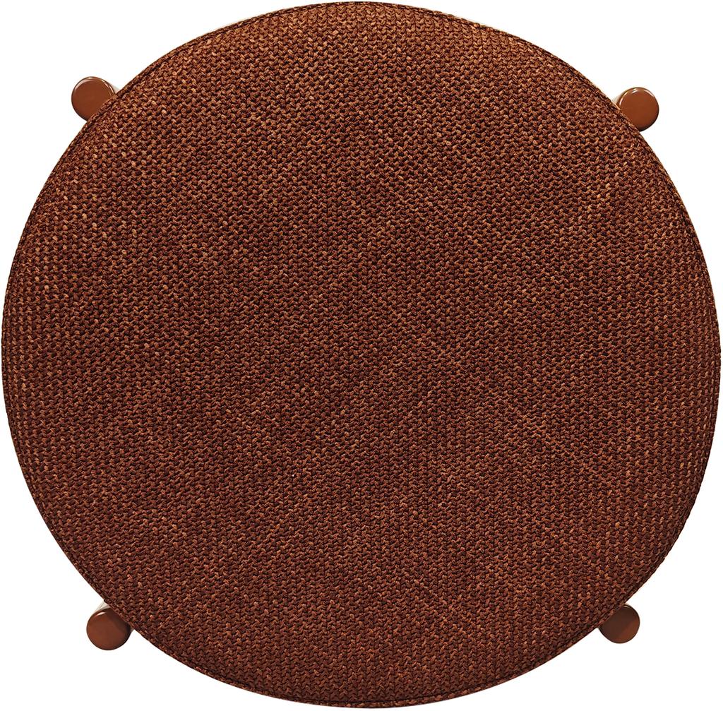 Style taburet, pruun tekstiil