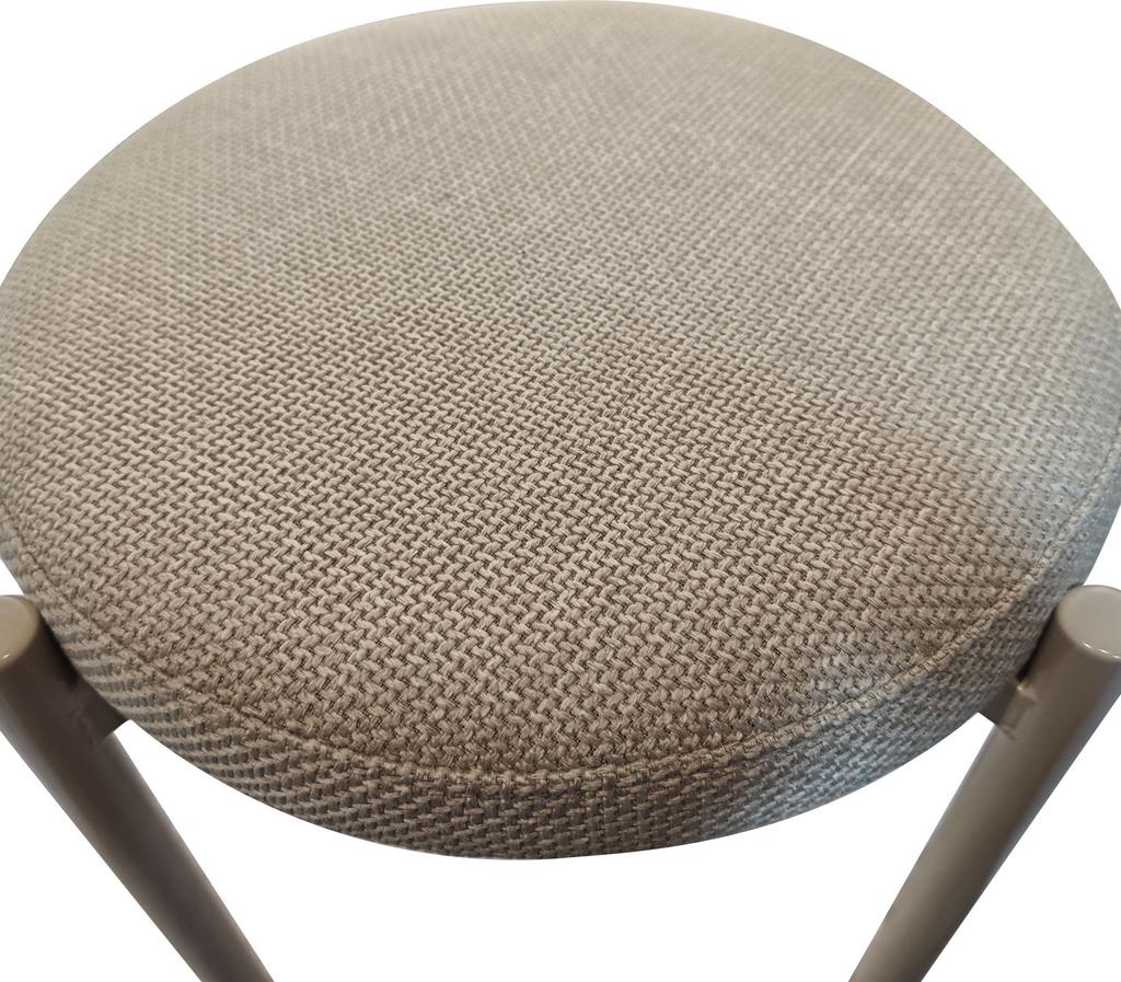 Style taburet, beež tekstiil