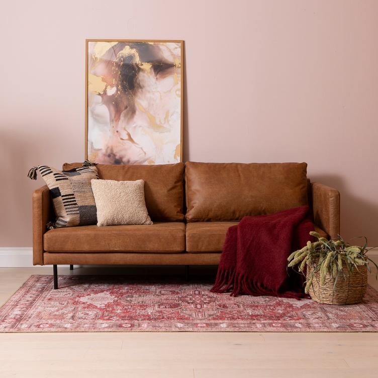 Copenhagen Scandic 3-kohaline diivan, Ezzenza 04, cognac