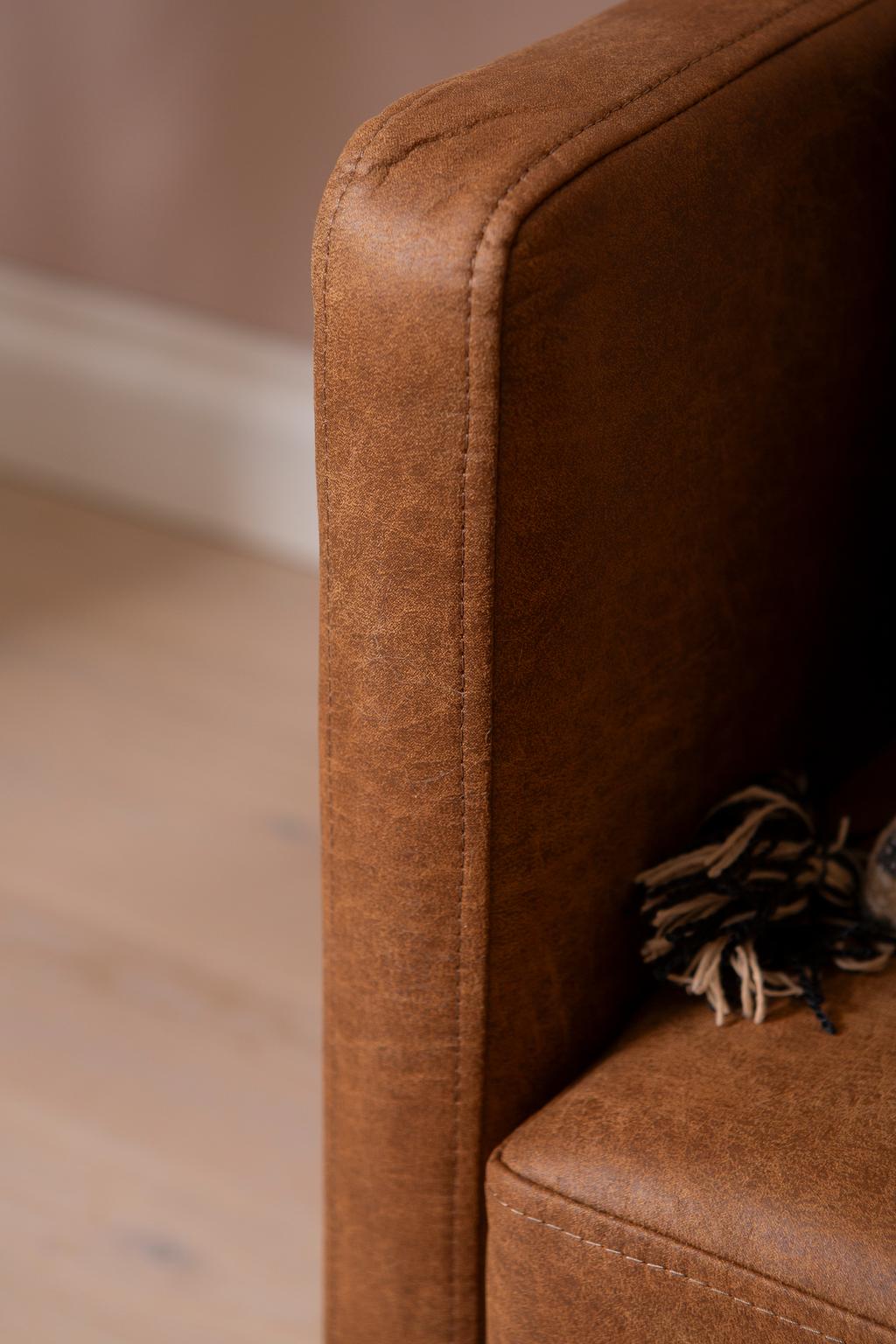 Copenhagen Scandic 3-kohaline diivan, Ezzenza 04, cognac