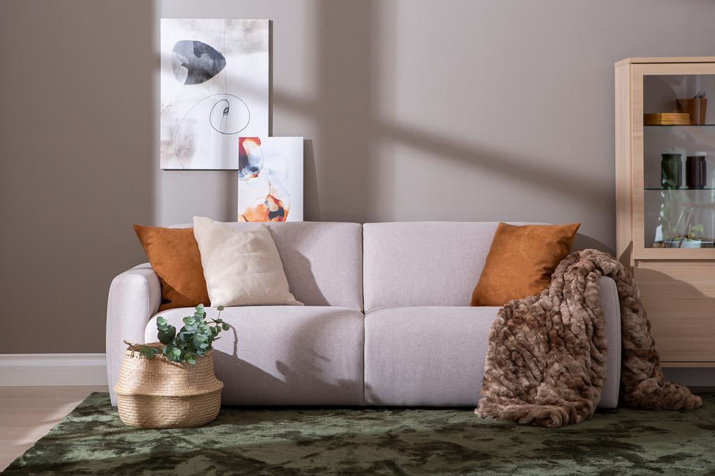 Basel 3-kohaline diivan, Austin 02, beež