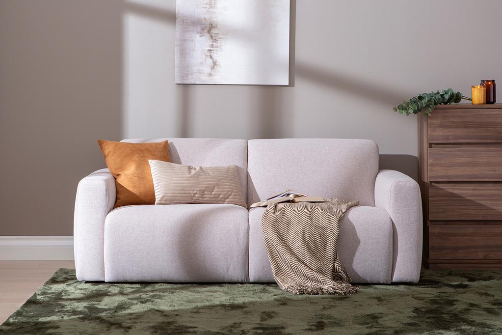 Basel 2-kohaline diivan, Austin 02, beež