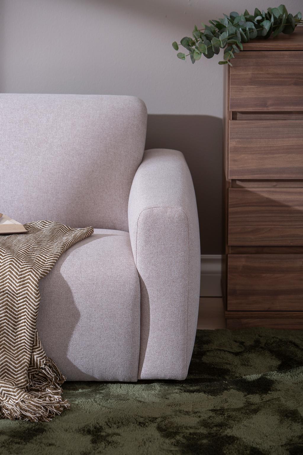 Basel 2-kohaline diivan, Austin 02, beež