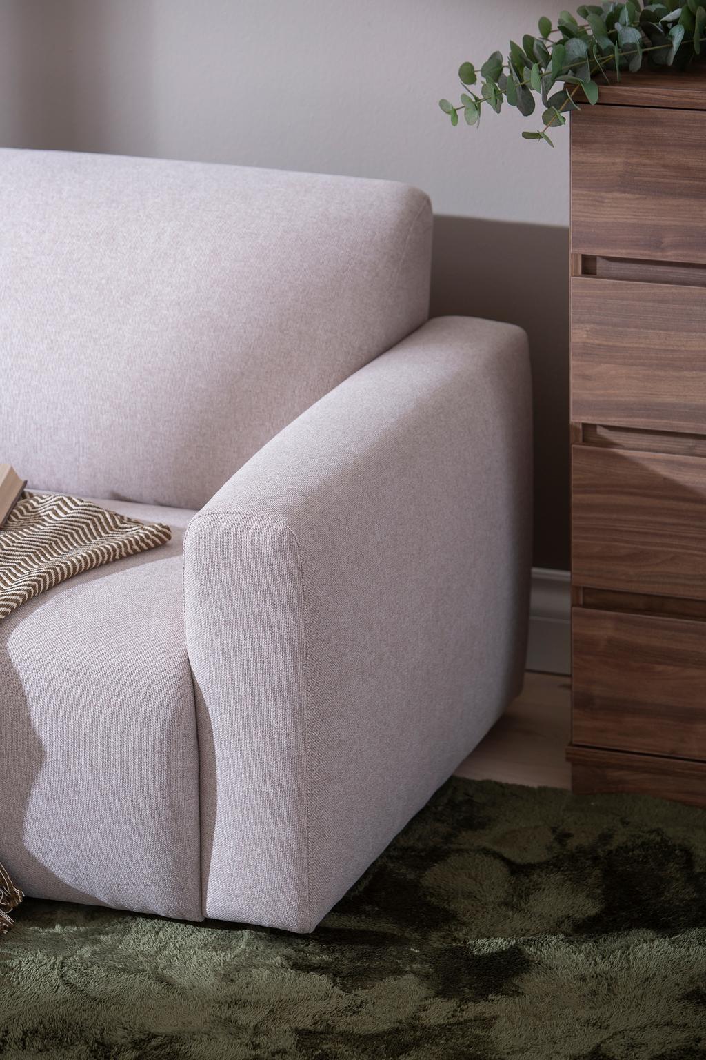 Basel 2-kohaline diivan, Austin 02, beež