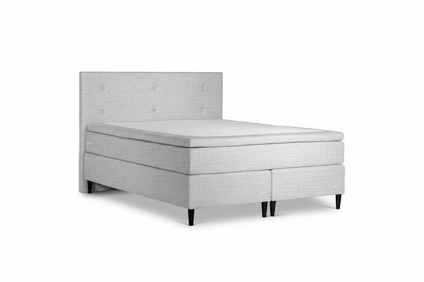 Salla jenkkivoodi, 160x200 cm (hard), Eleni 804, helehall