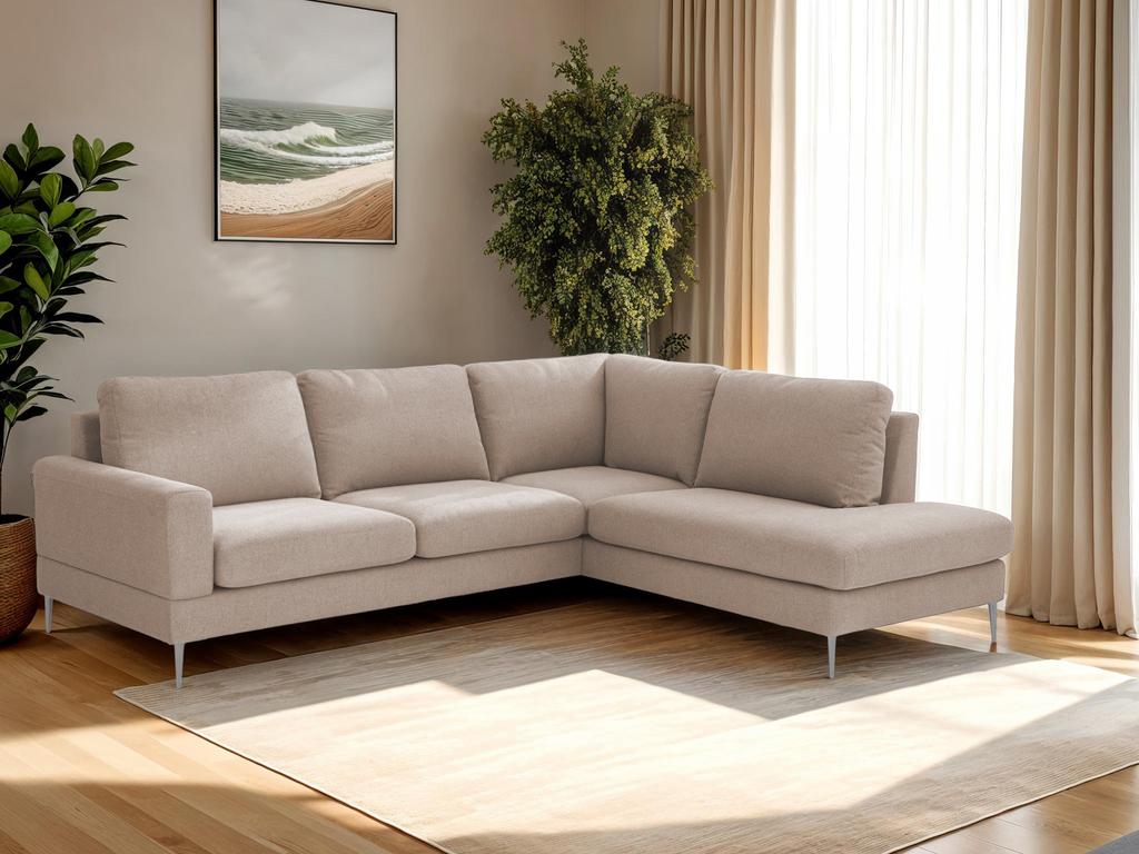 Capri avatud nurgaga diivan (parem), Oasis 02, beež