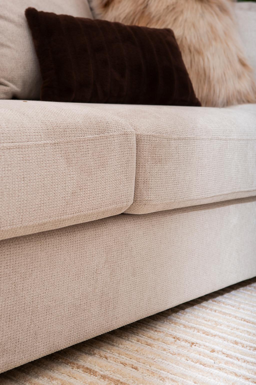 Haave avatud nurgaga diivan (parem), beež