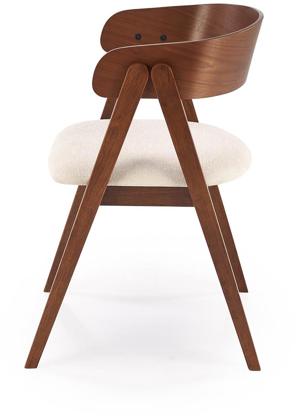 Jodie söögitool, pähkel/beež