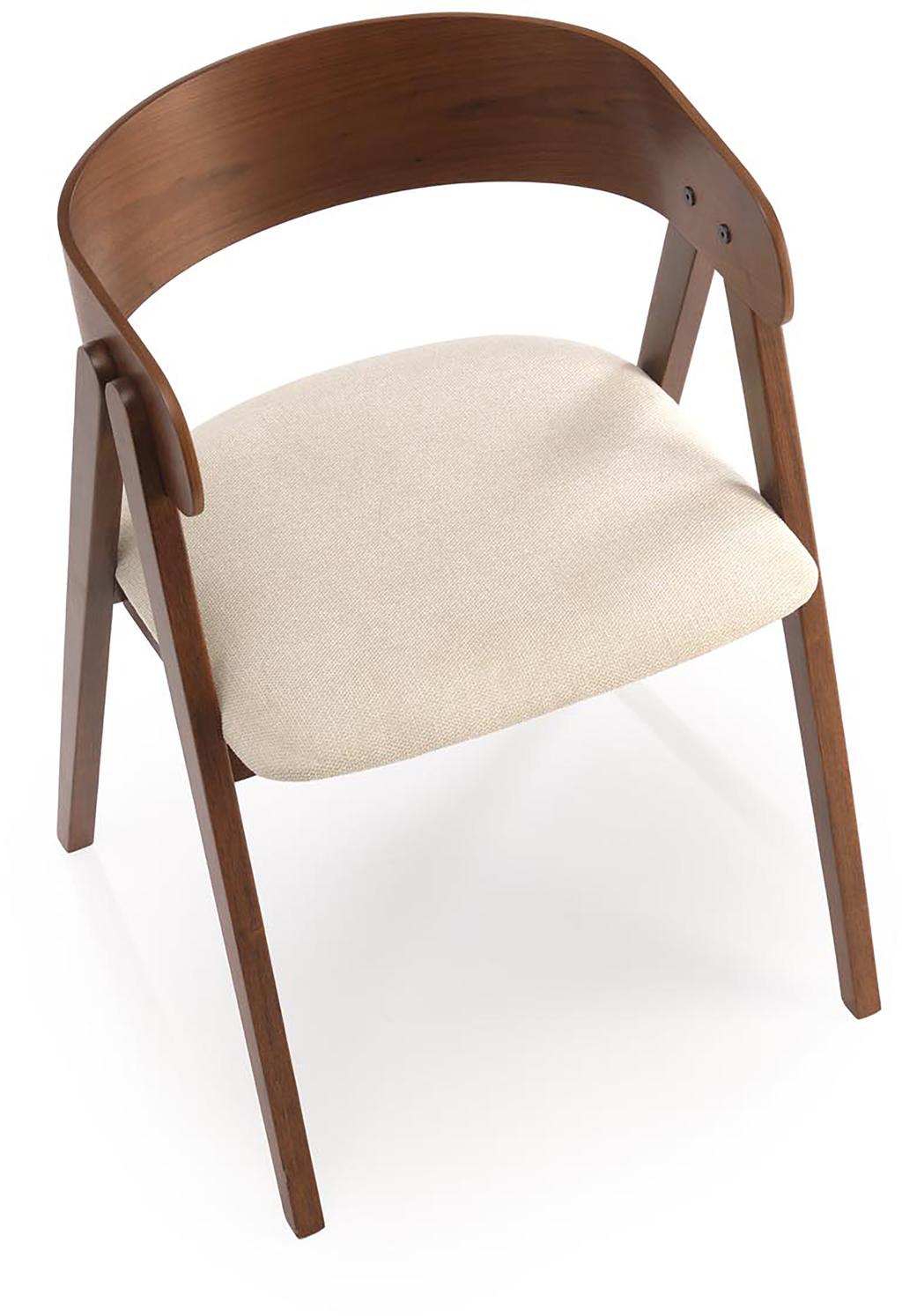 Jodie söögitool, pähkel/beež