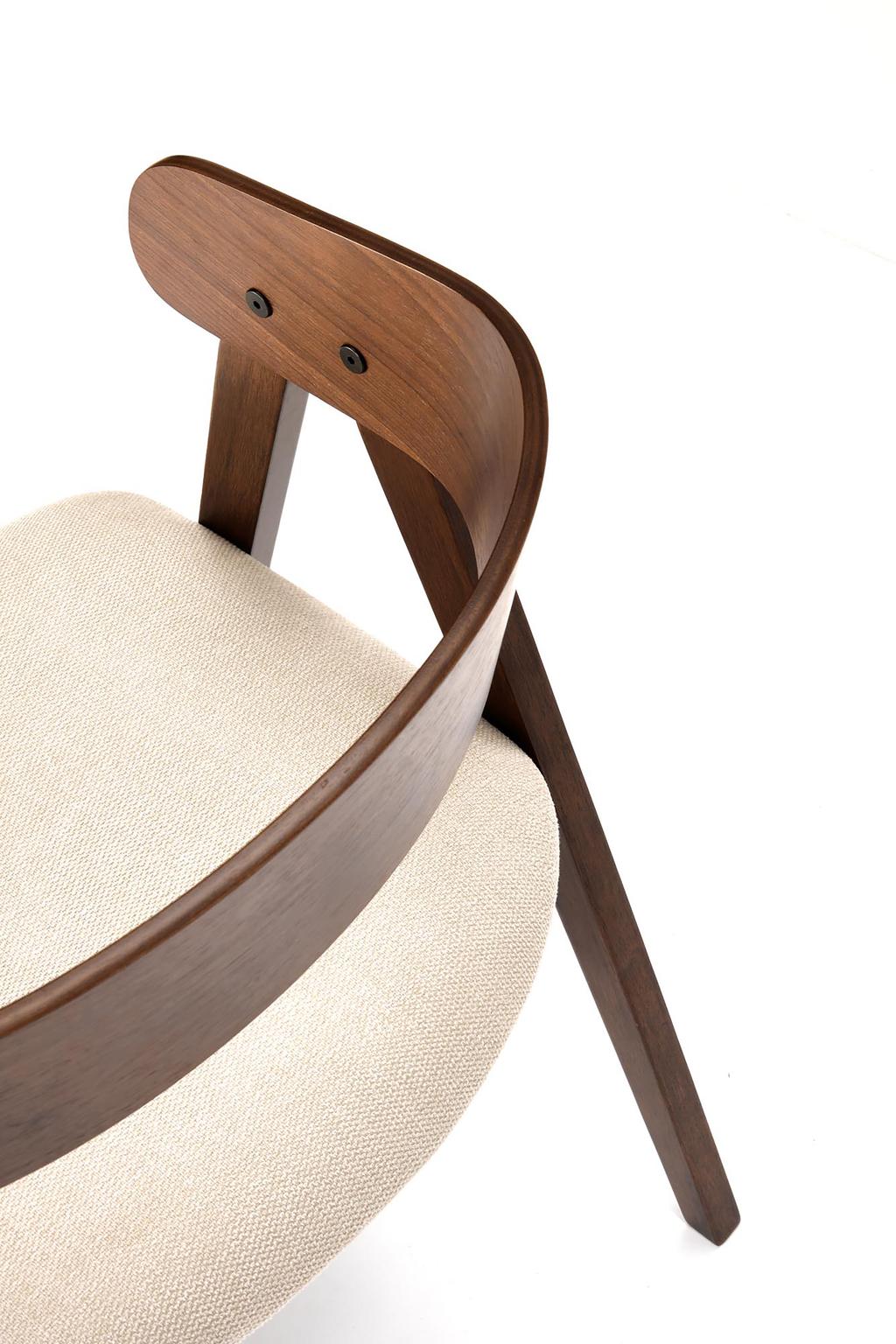 Jodie söögitool, pähkel/beež