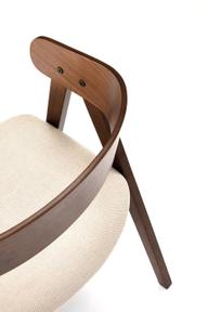 Pisipilt: Jodie söögitool, pähkel/beež