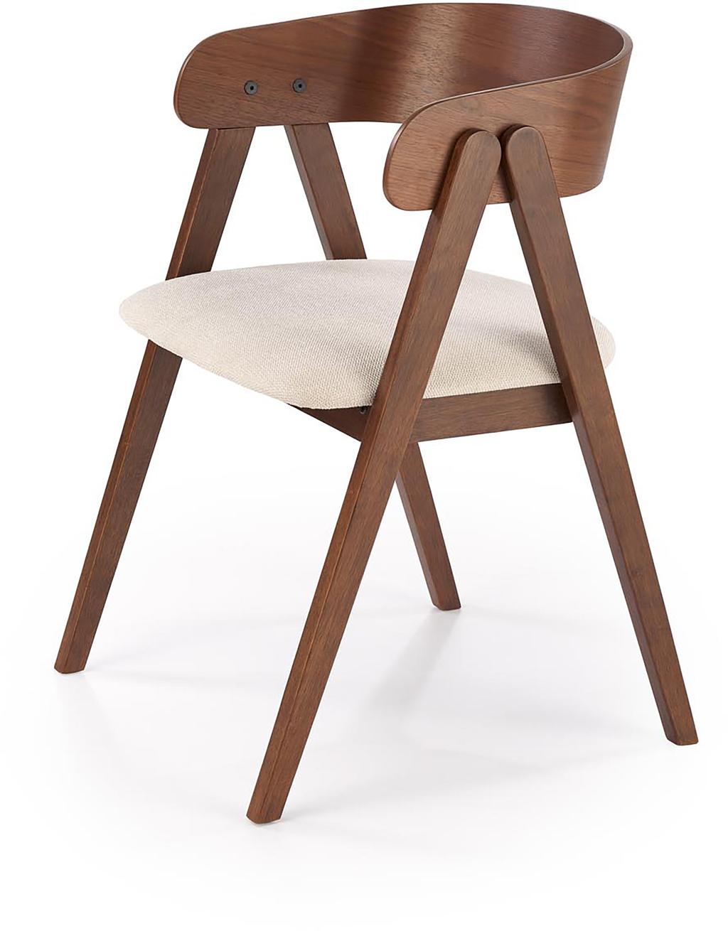 Jodie söögitool, pähkel/beež