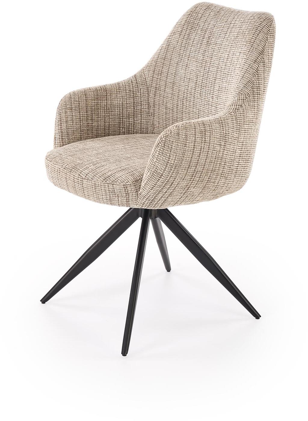 Olivia söögitool, beež/must