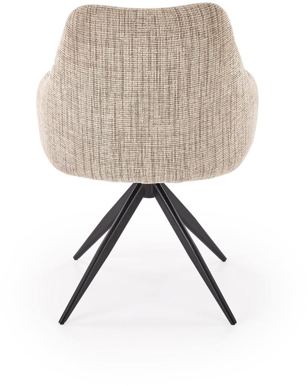 Olivia söögitool, beež/must