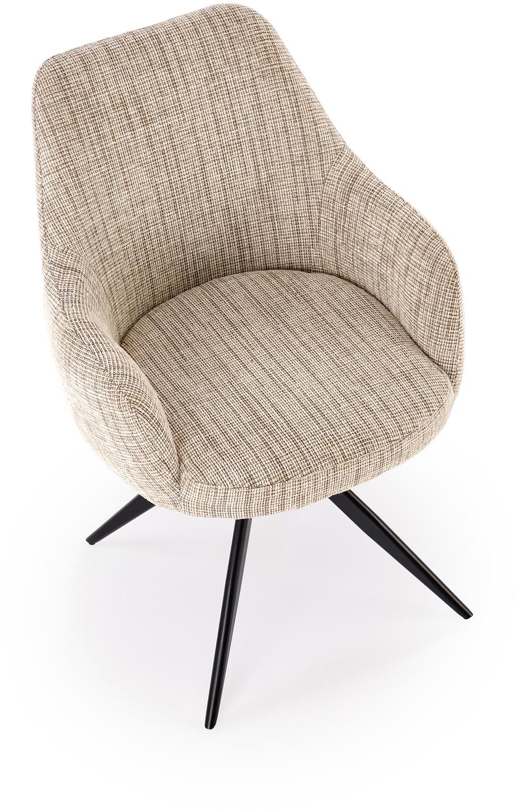 Olivia söögitool, beež/must