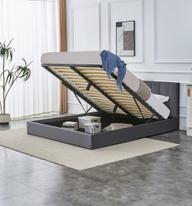 Pisipilt: Katarina voodiraam pesukastiga, 160x200 cm, hall