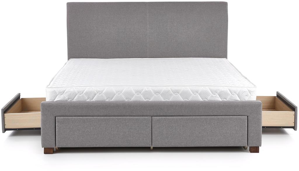 Veera voodiraam pesusahtlitega, 160x200 cm, hall