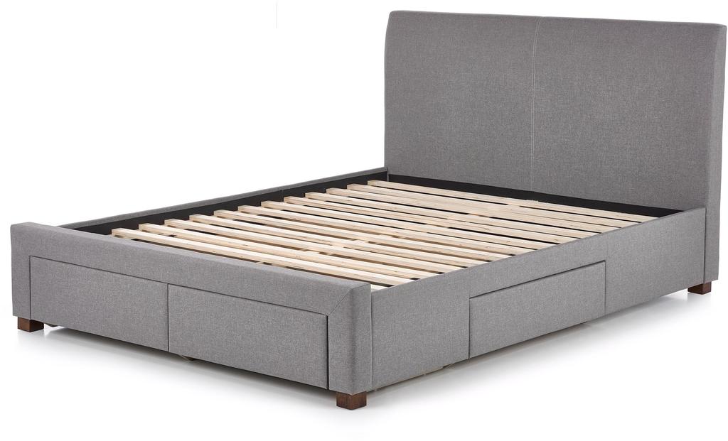 Veera voodiraam pesusahtlitega, 160x200 cm, hall