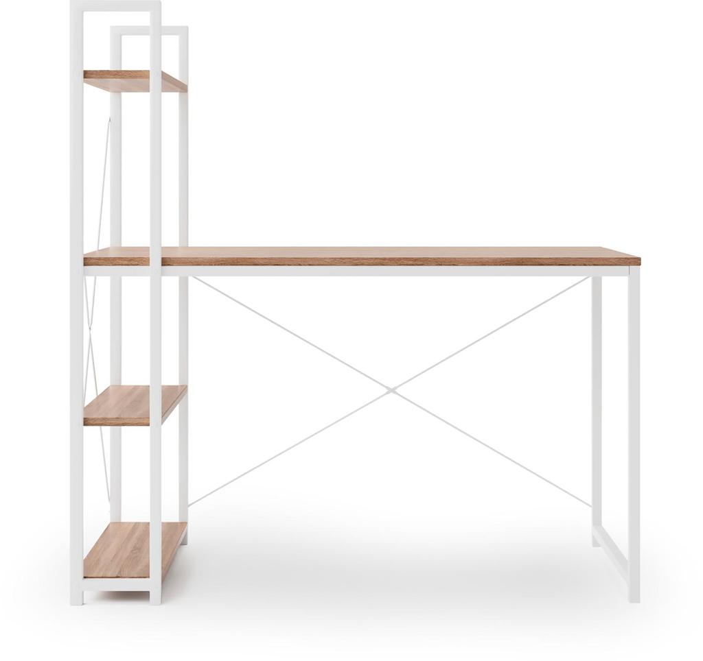 Corin kontorilaud avatud panipaikadega