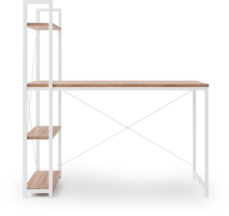 Corin kontorilaud avatud panipaikadega