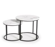 Pisipilt: Luna laudade komplekt, valge marmor