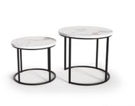 Pisipilt: Luna laudade komplekt, valge marmor