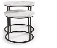 Pisipilt: Luna laudade komplekt, valge marmor