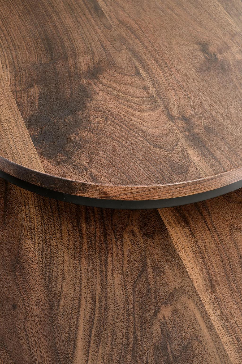 Luna laudade komplekt, pähkel